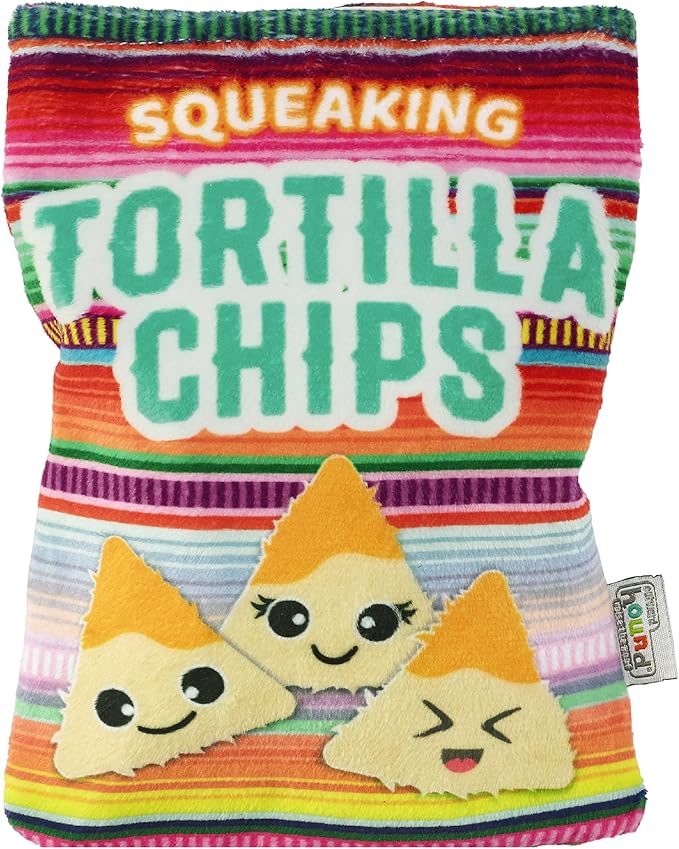 Snack Bag Tortilla Chips Puzzle Squeaky Dog Toys