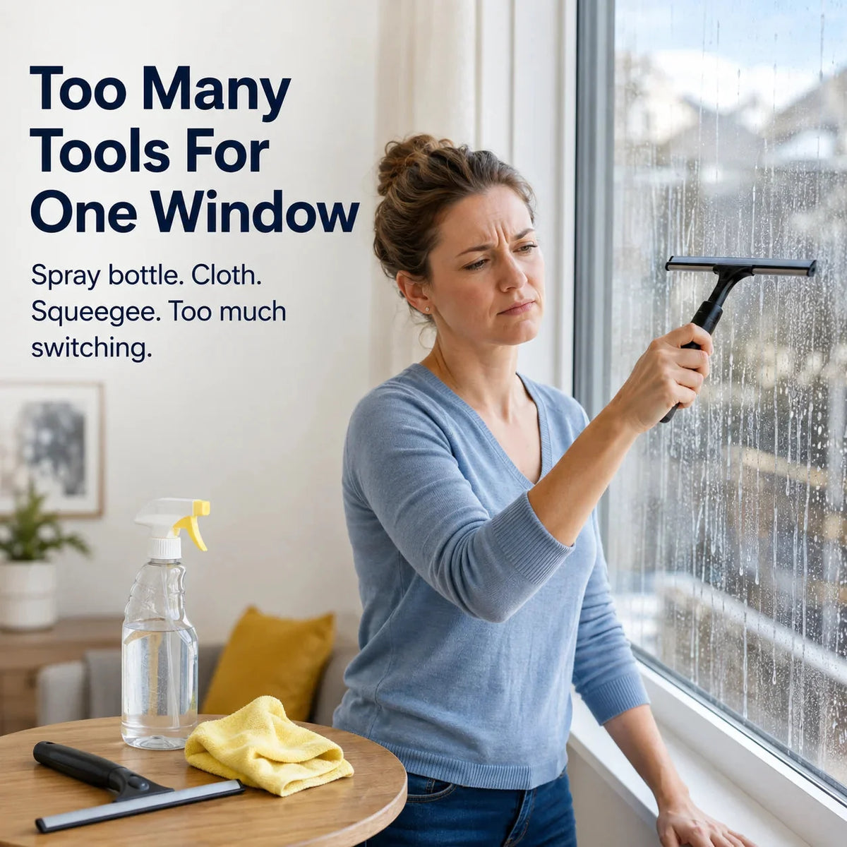 ๐ง3-in-1 Spray Window Cleaning Squeegee