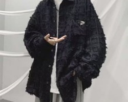 流蘇格子襯衫