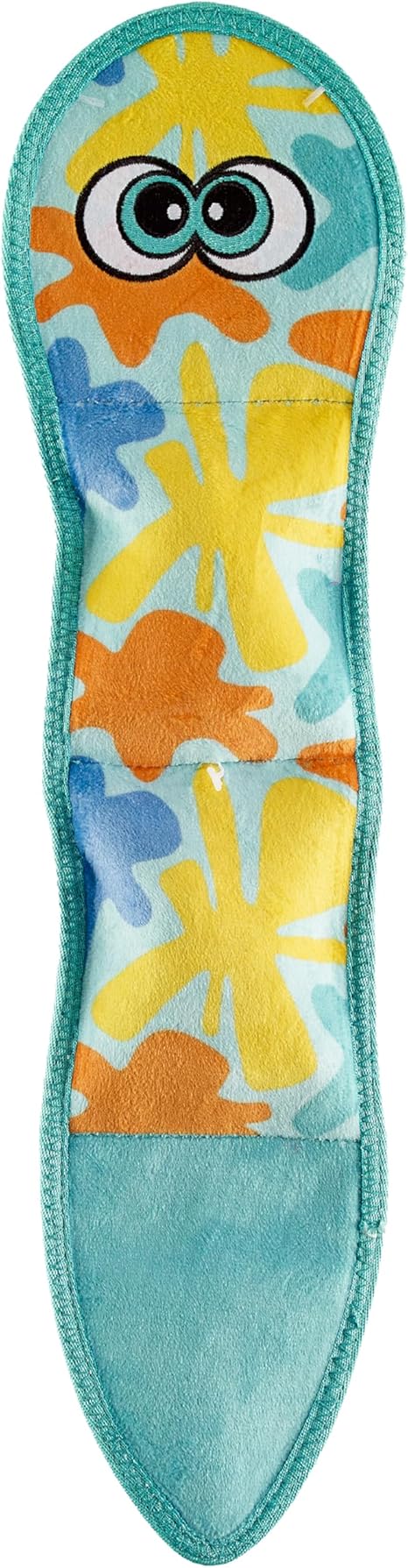 Durable Squeaky Dog Toy with Two Tough Layers, Snake, Blue, Large