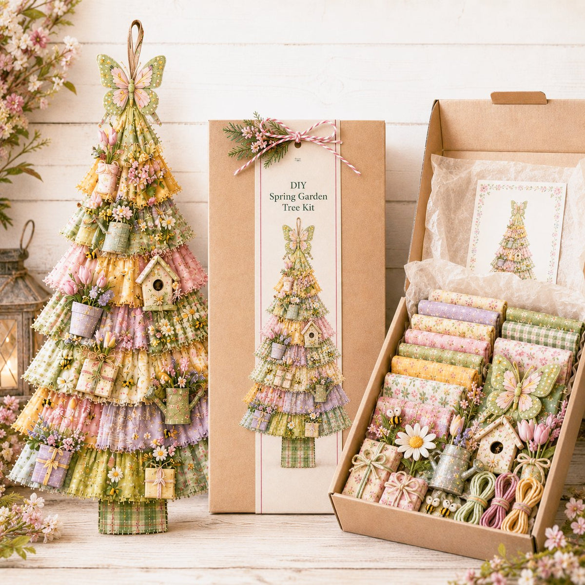 ⏳ Last Day 50% OFF – 🎄Beginner-Friendly DIY Oversized Patchwork Christmas Tree Door Hanging Kit | Complete Kit with All Tools & Step-by-Step Guide Included 💕
