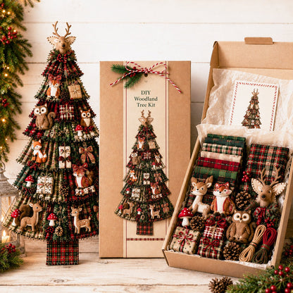 ⏳ Last Day 50% OFF – 🎄Beginner-Friendly DIY Oversized Patchwork Christmas Tree Door Hanging Kit | Complete Kit with All Tools & Step-by-Step Guide Included 💕